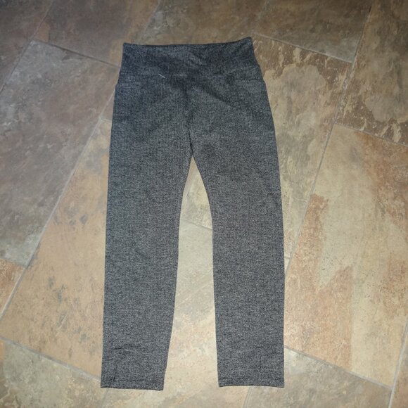 Athleta Metro High Waisted Leggings Herringbone Stretch Pants Womens Medium Gray - Picture 7 of 15